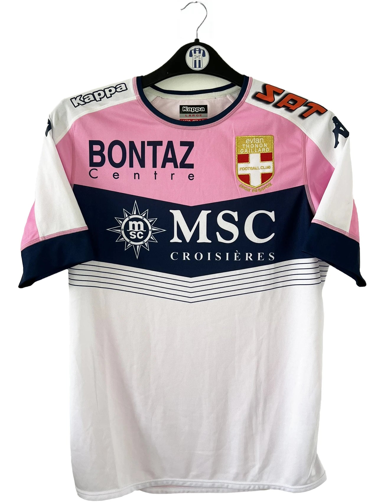 Maillot foot authentique retro et vintage Evian Thonon Gaillard 2015 Le Maillot Vintage Maillots de foot authentiques retro et vintage