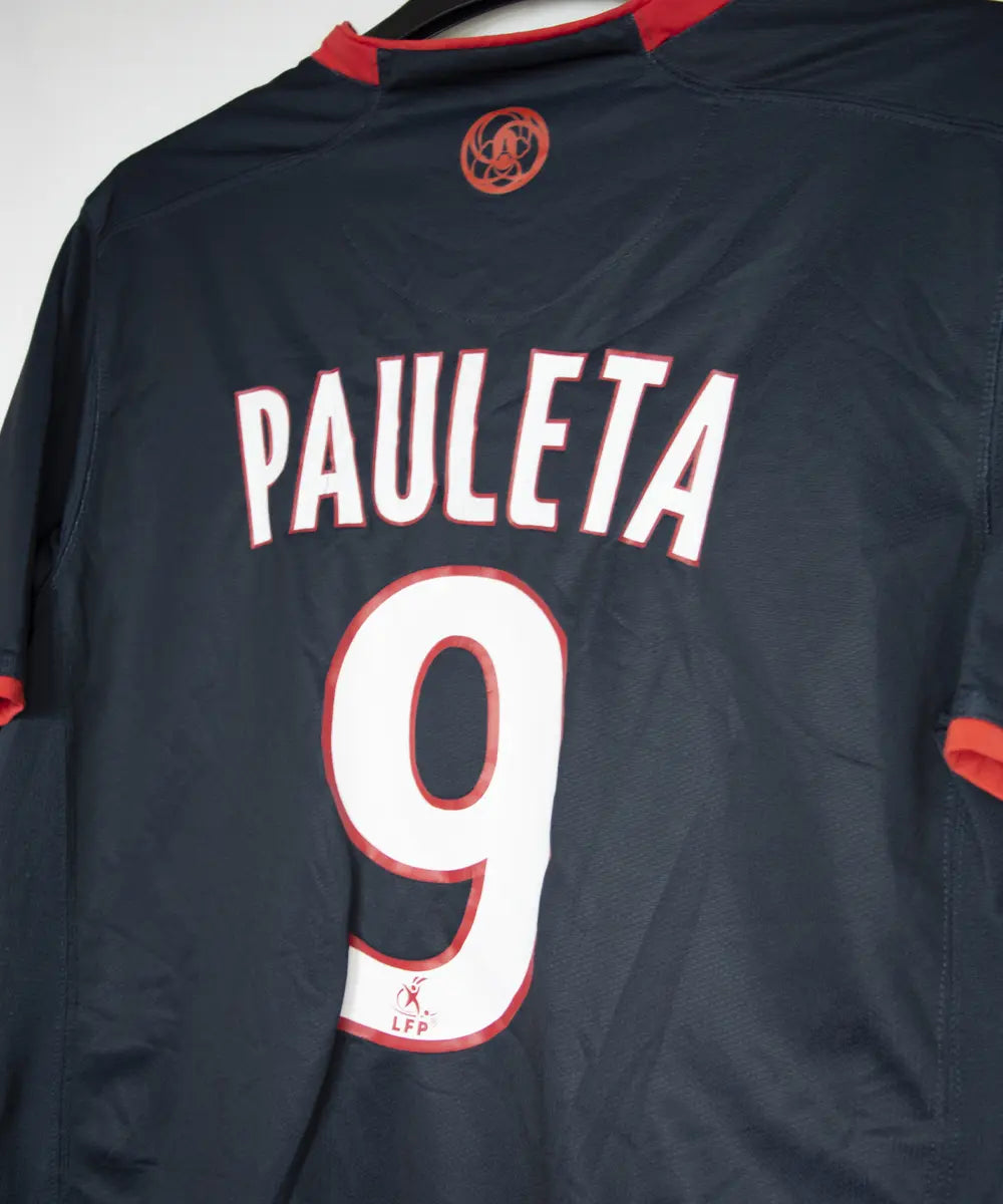 PSG jersey 2006 2007 de football maillot Retro 06 07 paris rouge classique  loin le football chemise cru # 25 ROTHEN # 15 # 9 KALOU PAULETA Maillot de